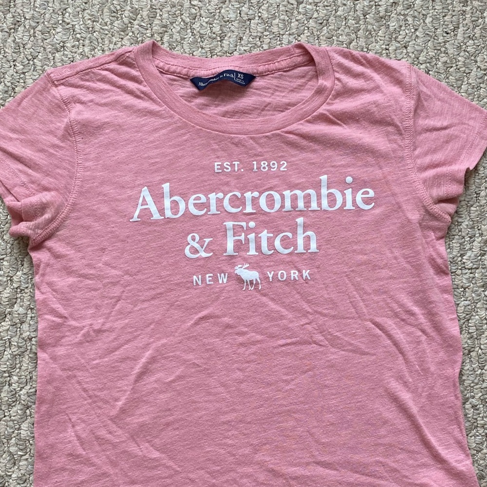 Pink Abercrombie T shirt